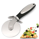 Axya Stainless Steel Pizza Knife Roller Wheel Medium Cake Baking Tool
