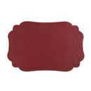 Axyaa Orange Halloween PU Leather Placemats - Set of 10