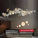 Axyaa Duplex Large Chandelier Modern Luxury Villa Living Room LED Pendant Light