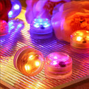 Axyaa Submersible RGB Tea Lights with Remote for Vase Pool Waterproof Lighting