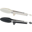 Axyaa 10 Silicone Non-Slip Cooking Clip Stainless Steel Kitchen Tongs BBQ Salad Tools