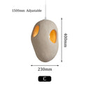 Axyaa Porous Beige Pendant Light - Nordic Minimalist Bedroom Chandelier