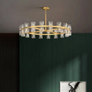 Axyaa Crystal Chandelier: Modern Decorative Lighting for Living and Dining Room