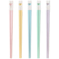 Axyaa Love Alloy Chopsticks Set - Non-Slip, Healthy, Korean Style, 5 Pairs
