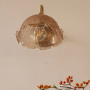 Axyaa Vintage Loft Amber Glass Wall Sconce LED Vanity Light Fixture
