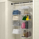 Axyaa Hanging Wardrobe Organizer Cabinets Hanger System for Clothes Storage & Handbags