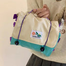 Axyaa 4-in-1 Detachable Makeup Bag: Large Capacity Travel Cosmetic Storage & Washing Bag