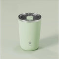 Axyaa Self-Stirring Stainless Steel Mug with Thermal Insulation and USB Rechargeability