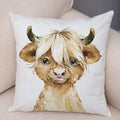 Axyaa Animal Cushion Cover - Cute, Watercolor, Sofa Decor Pillowcase
