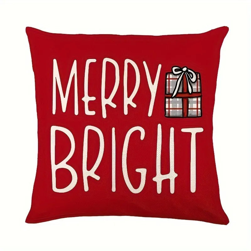 Axyaa Christmas Snowman Pillowcase: Festive Home Decoration & New Year Gift