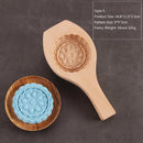 Axyaa Eco-friendly Wood Cake Mold - Multi-lattice Animal Flower Mooncake Pastry Mold