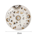 Axyaa Ceramic Sun Hanging Plate 10 Inches European Art Wall Decoration