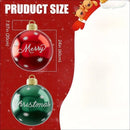 Axyaa 60cm Inflatable Christmas Balls Set - Outdoor XMAS Ornaments & Party Decorations