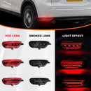 Axyaa LED Rear Bumper Reflectors for Mazda CX5: Running Flow Turn Signal Brake Lamps
