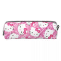 Axyaa Hello Kitty Pencil Case - Large Storage for School Supplies & Cosmetics
