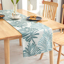 Axyaa Elegant Leaf Table Runner for Home Dining and Coffee Table Decor