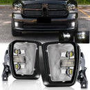 Axyaa LED Fog Lamp & DRL for Dodge Ram 1500 2013-2018 White Waterproof Car Accessories