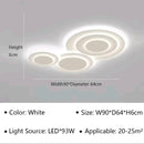 Axyaa Ripple LED Ceiling Light for Modern Nordic Living Room minimalism