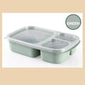 Axyaa Wheat Straw Bento Box with Compartment - Eco-Friendly & Microwave Safe