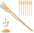 Axyaa Stainless Steel Dinner Fork Set of 8 Pieces