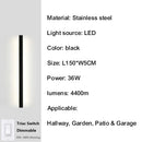 Axyaa Stainless Steel Outdoor Porch Wall Light with Smart Triac Dimming