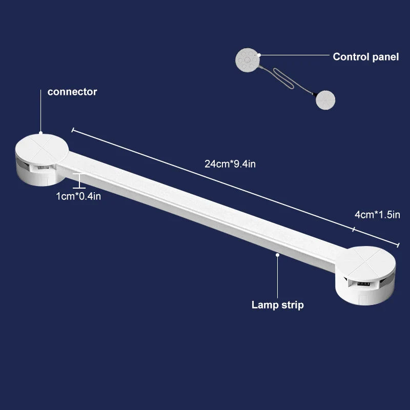 Axyaa Smart RGB Light Bar LED Music Sync Wall Lamp for TV Room, Game Night Light