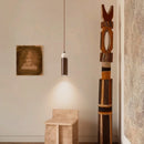 Axyaa Yellow Cave Stone LED Pendant Light - Walnut Bedroom Decor