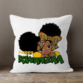 Axyaa Cartoon Girl Pillow Case: Soft Short Plush Cushion Cover for Sofa & Home Decor