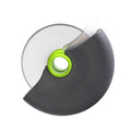 Axyaa Stainless Steel Pizza Wheel Cutter with Lid Roller - Kitchen Baking Tool