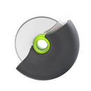 Axyaa Stainless Steel Pizza Wheel Cutter with Lid Roller - Kitchen Baking Tool