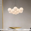 Axyaa Modern LED Pendant Chandeliers for Indoor Living and Dining Room Lighting