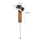 Axyaa Natural Black Stone LED Wall Lamp for Modern Interior Decoration