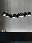 Axyaa Nordic Minimalist Chandelier Dining Table Long Bar Pendant Light