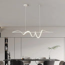 Axyaa Minimalist LED Pendant Lights for Dining Room Bar Kitchen Chandeliers