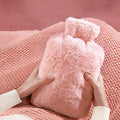 Axyaa Plush Faux Rabbit Fur Hot Water Bag - Soft & Warm Shoulder-Neck-Back Hand-Legs-Waist
