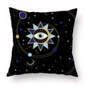 Axyaa Tarot Black Pillowcase 45x45cm for Home Decor and Living Room