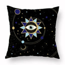 Axyaa Tarot Black Pillowcase 45x45cm for Home Decor and Living Room
