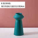Axyaa Minimalist Ceramic Vase for Flowers and Desk Decoration