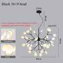 Axyaa Firefly Nordic Chandelier Pendant Lamp, Modern LED Lights for Home Decor