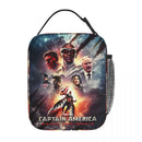 Axyaa Insulated Lunch Bag: Leakproof Thermal Cooler for Work - Captain America Design