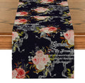 Rose Table Runner by Axyaa - Elegant European Style for Dining, Wedding, Party Decor