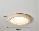 Axyaa Nordic Wabi Sabi Cream Ceiling Light for Minimalist Living Spaces
