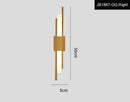 Axyaa Retro Glass Tube Wall Sconce Gold Nordic Light for Living Room & Bedroom