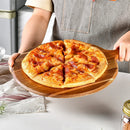 Axyaa Circular Wood Chopping Board with Handle