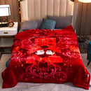Axyaa Thicken Plush Weighted Blanket - Winter Heavy Throw for Warm Beddings