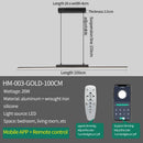 Axyaa Gold Chandelier Pendant Light - Modern Dimmable LED Hanging Lamp