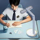 Axyaa LED Desk Lamp: Foldable USB Rechargeable Dimmable Reading Light