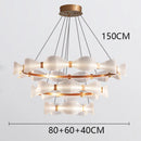 Axyaa LED Chandelier Lighting for Living Room Bedroom Dining Salon Indoor Decor
