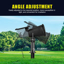 Axyaa Solar 9LED Spotlight: Adjustable, Waterproof Outdoor Landscape Lighting