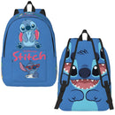 Axyaa Kids Backpack: Stitch Pink Angel School Daypack for Students.
